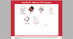 Desktop Screenshot of guerilla-di.org